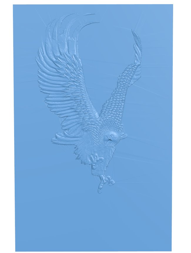 Eagle T0011028 download free stl files 3d model for CNC wood carving