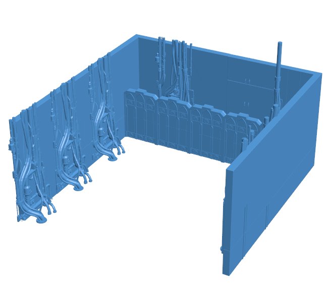 Engine room B0011696 3d model file for 3d printer