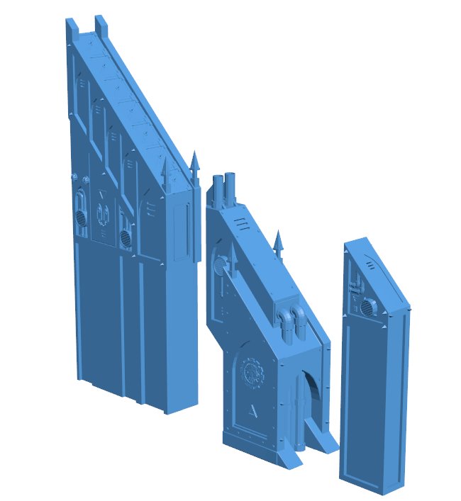 Exploded parts B0011557 3d model file for 3d printer