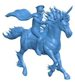 Female commander of World War I B0011734 3d model file for 3d printer