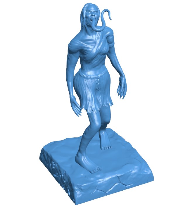 Female in the movie - The Strain B0011825 3d model file for 3d printer