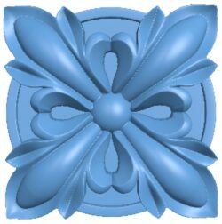 Flower pattern T0011234 download free stl files 3d model for CNC wood carving