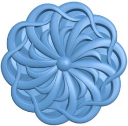 Flower pattern T0011265 download free stl files 3d model for CNC wood carving