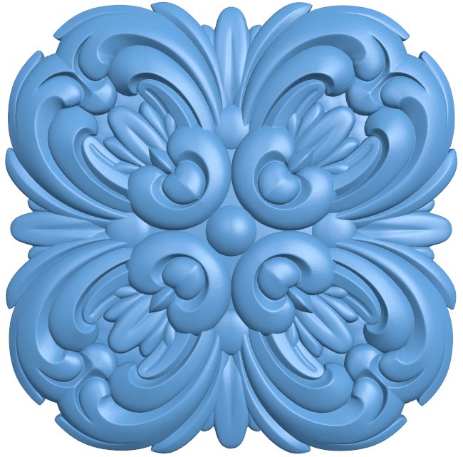 Flower pattern T0011266 download free stl files 3d model for CNC wood carving