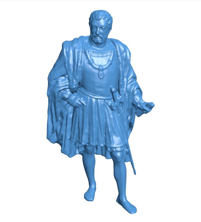 Francois 1st in Versailles B0011690 3d model file for 3d printer