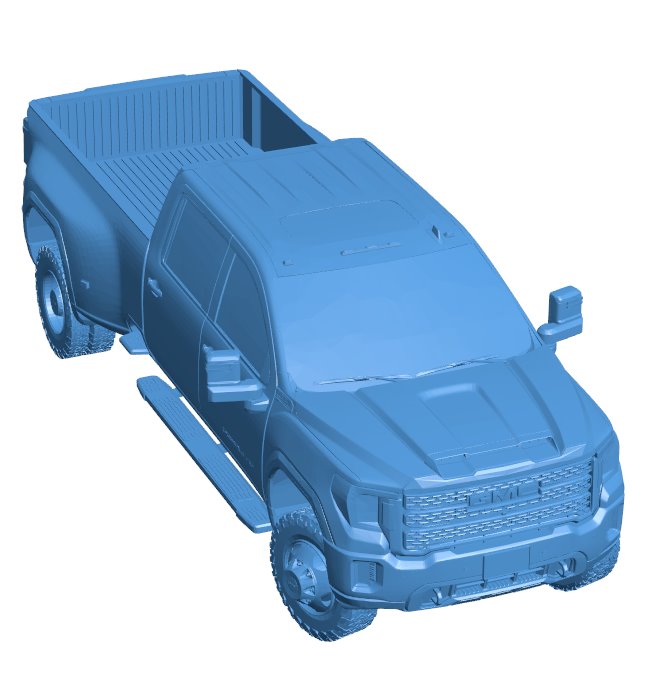 GMC Sierra 3500HD - truck B0011817 3d model file for 3d printer