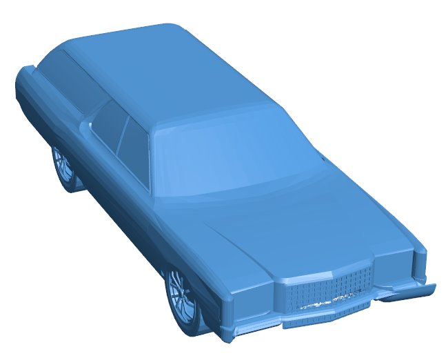 Generic muscle wagon - car B0011796 3d model file for 3d printer