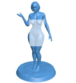 Girl on the beach B0011743 3d model file for 3d printer