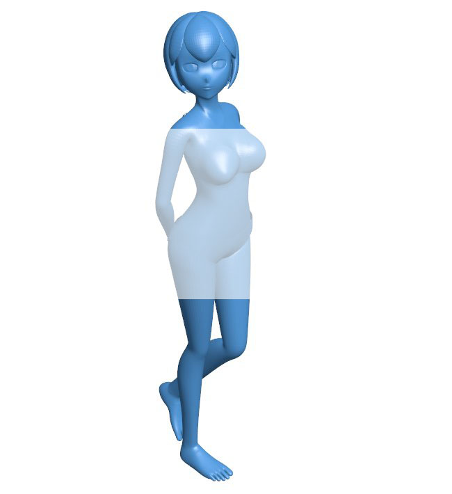 Girl personality B0011643 3d model file for 3d printer