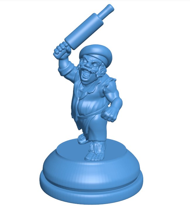 Halfling Baker B0011764 3d model file for 3d printer