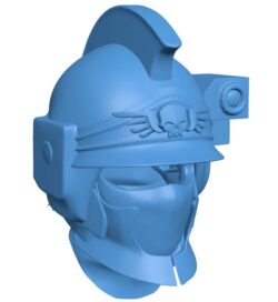 Helmet for space warrior B0011746 3d model file for 3d printer