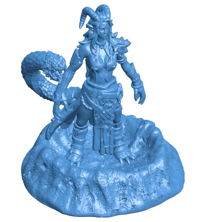 Immortal Dragon Warrior B0011794 3d model file for 3d printer