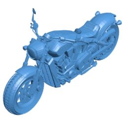 Indian Scout Bobber is an eye-catching motorcycle B0011785 3d model file for 3d printer