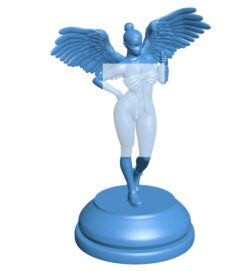 Masked angel B0011683 3d model file for 3d printer