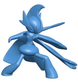 Mega Gallade – Pokemon B0011653 3d model file for 3d printer
