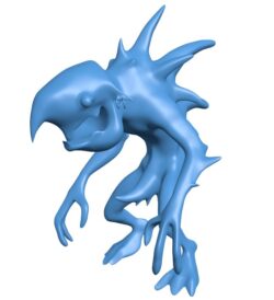 Monsters on the moon B0011740 3d model file for 3d printer