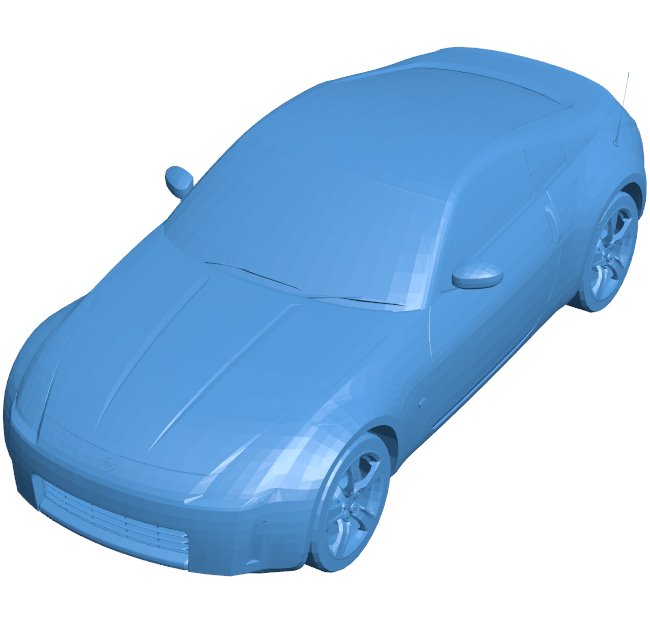 Nissan 350Z - car B0011563 3d model file for 3d printer