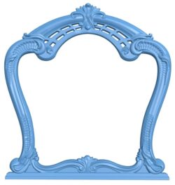 Picture frame or mirror T0010734 download free stl files 3d model for CNC wood carving