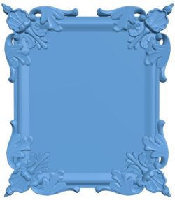Picture frame or mirror T0010778 download free stl files 3d model for CNC wood carving