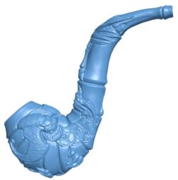 Pipe for smoking T0011283 download free stl files 3d model for CNC wood carving