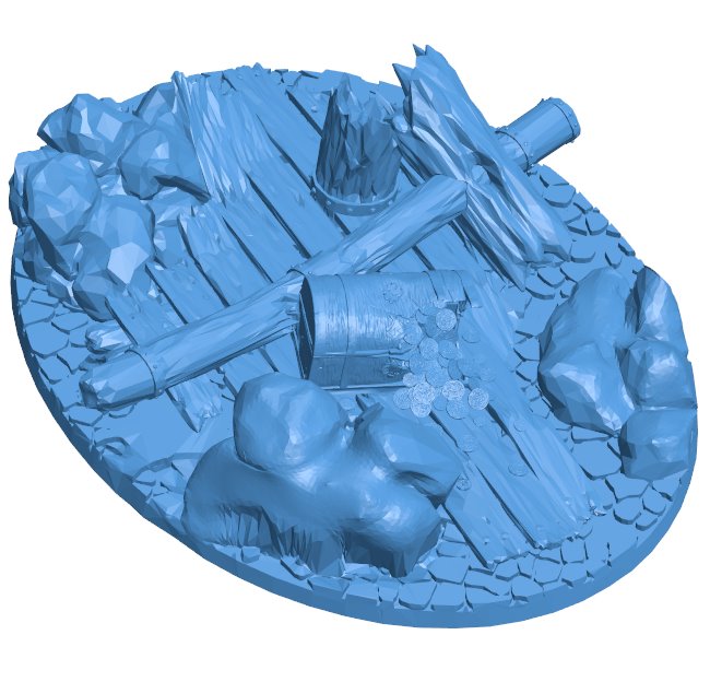 Pirate's treasure B0011721 3d model file for 3d printer