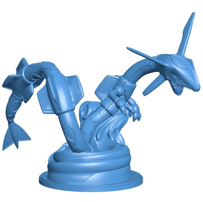 Rayquaza - Pokemon B0011587 3d model file for 3d printer