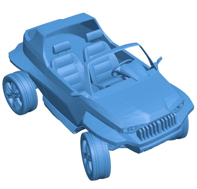 Roadster - car B0011678 3d model file for 3d printer