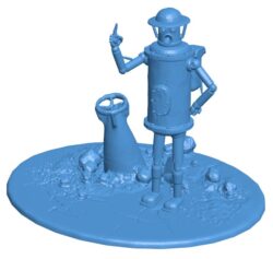 Robot survival after the apocalypse B0011712 3d model file for 3d printer