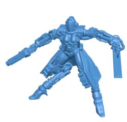 Robot warrior B0011646 3d model file for 3d printer