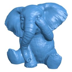 No see – elephants B0011727 3d model file for 3d printer