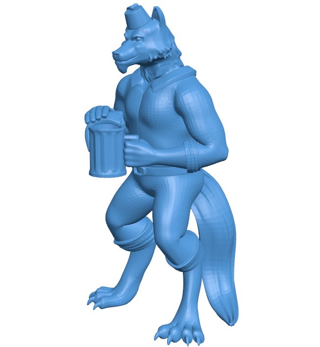 Serving the wolf room B0011701 3d model file for 3d printer