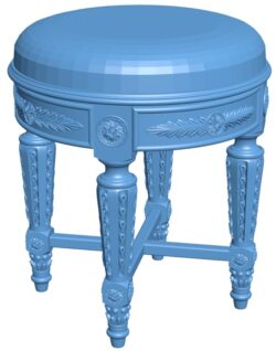 Stool T0011175 download free stl files 3d model for CNC wood carving