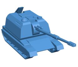 Tank 2S19 Msta-S B0011615 3d model file for 3d printer