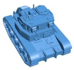 Tank T1-100 colonial scorpion B0011553 3d model file for 3d printer