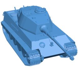Tank tiger 2 B0011767 3d model file for 3d printer