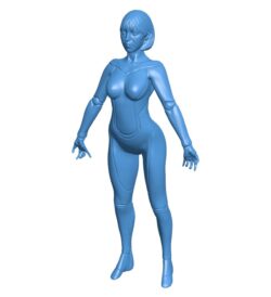 Tesla’s female robot B0011628 3d model file for 3d printer