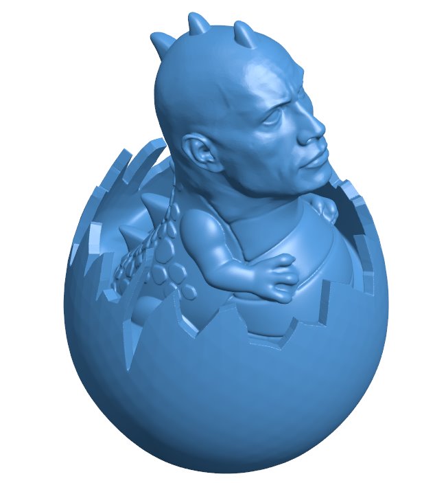 The dragon egg just broke B0011797 3d model file for 3d printer