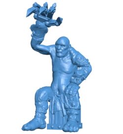 The giant has an iron arm B0011805 3d model file for 3d printer