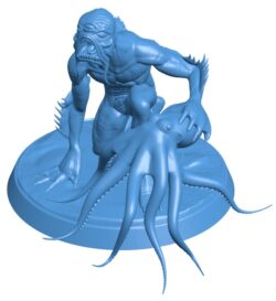 The sea monster comes ashore B0011540 3d model file for 3d printer