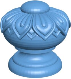 Top of the column T0011179 download free stl files 3d model for CNC wood carving