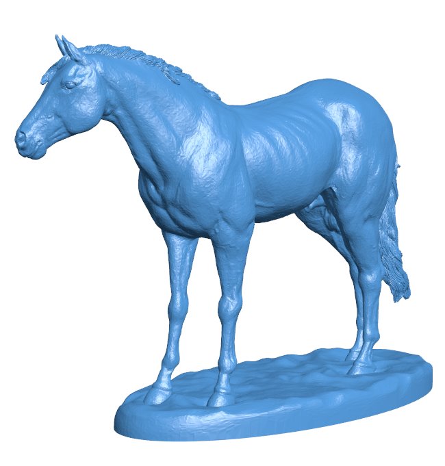 Wild horse B0011569 3d model file for 3d printer