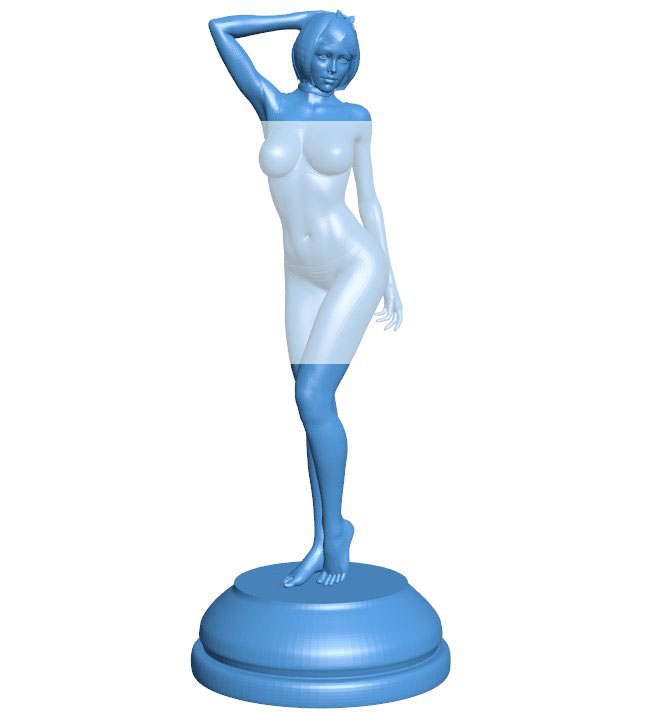 Woman B001161 3d model file for 3d printer