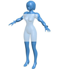 Woman B0011819 3d model file for 3d printer