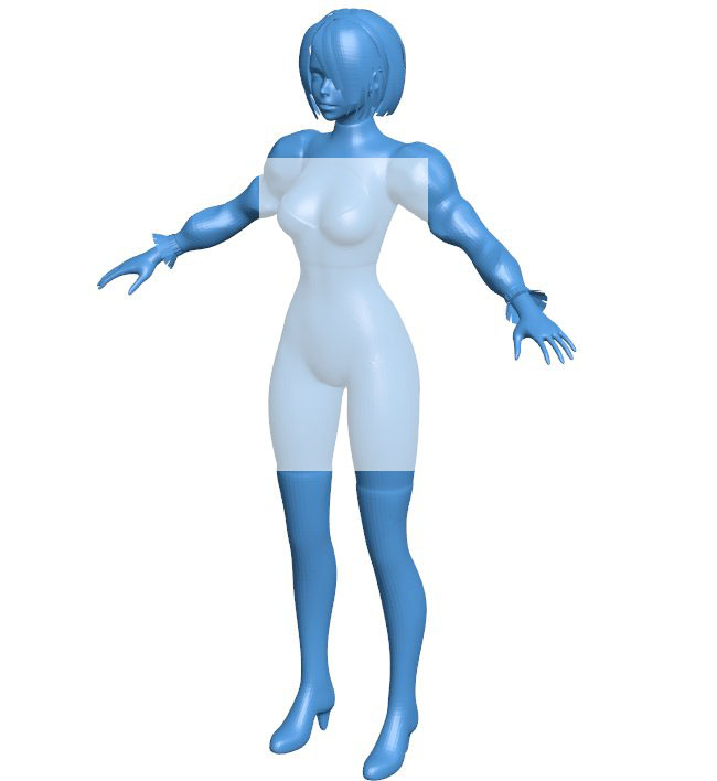 Woman B0011819 3d model file for 3d printer