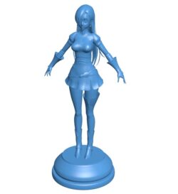 Young girl B0011595 3d model file for 3d printer