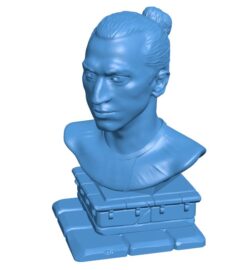 Zlatan Ibrahimović – Swedish former footballer B0011724 3d model file for 3d printer