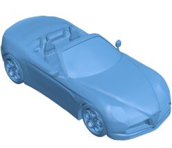 Alfa Romeo 8C Competizione – car B0011935 3d model file for 3d printer