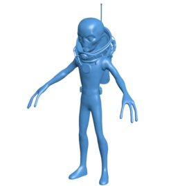 Aliens come to earth B0011838 3d model file for 3d printer