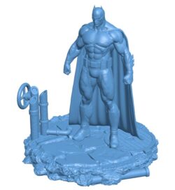 Batman the dark hero B0012026 3d model file for 3d printer
