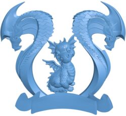 Dragon pattern T0011441 download free stl files 3d model for CNC wood carving
